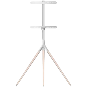ONKRON Tripod Easel TV Stand for 32” – 65 Inch LED LCD OLED Screens up to 35 kg, White