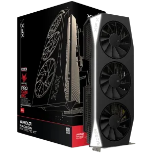 XFX Mercury AMD Radeon RX 9070XT Gaming Edition with 16GB GDDR6 HDMI 3xDP, AMD RDNA 4