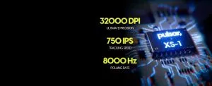 Pulsar професионална геймърска мишка Wireless Gaming Mouse X2 CrazyLight Jet Black 8K