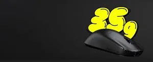 Pulsar професионална геймърска мишка Wireless Gaming Mouse X2 CrazyLight Jet Black 8K