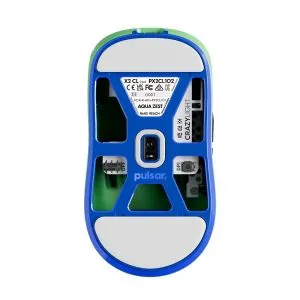 Pulsar професионална геймърска мишка Wireless Gaming Mouse X2 CrazyLight Aqua Zest 8K