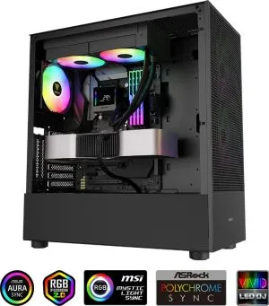 Gamdias Water Cooling Chione E4-240 - LCD Screen, A-RGB