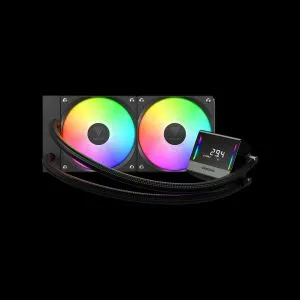 Gamdias Water Cooling Chione E4-240 - LCD Screen, A-RGB