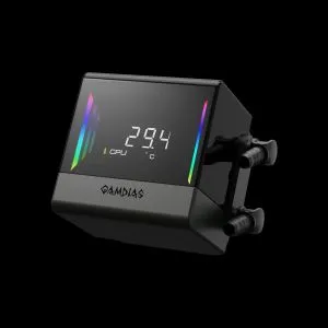 Gamdias Water Cooling Chione E4-240 - LCD Screen, A-RGB