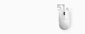 Pulsar професионална геймърска мишка Wireless Gaming Mouse X2 v3 Size1 White - 1K (8K compatible)