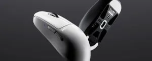 Pulsar професионална геймърска мишка Wireless Gaming Mouse X2 v3 Size1 White - 1K (8K compatible)