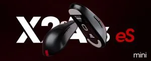 Pulsar професионална геймърска мишка Wireless Gaming Mouse X2A v3 eS Size1 Black 8K, OLED Display, Tournament Edition