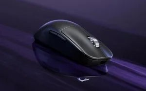 Pulsar професионална геймърска мишка Wireless Gaming Mouse X2A v3 eS Size1 Black 8K, OLED Display, Tournament Edition