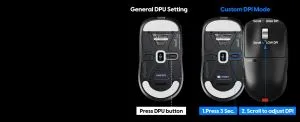 Pulsar професионална геймърска мишка Wireless Gaming Mouse X2A v3 eS Size1 Black 8K, OLED Display, Tournament Edition