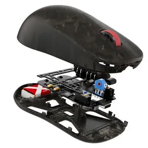 Pulsar професионална геймърска мишка Wireless Gaming Mouse X2H Medium Clear Black [LTD 2000] - 1K