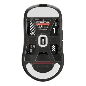 Pulsar професионална геймърска мишка Wireless Gaming Mouse X2H Medium Clear Black [LTD 2000] - 1K