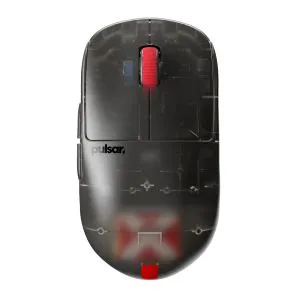 Pulsar професионална геймърска мишка Wireless Gaming Mouse X2H Medium Clear Black [LTD 2000] - 1K
