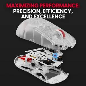Pulsar професионална геймърска мишка Wireless Gaming Mouse X2H Mini Superclear [LTD 3000] - 1K