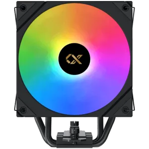 AK4 Digital (Black, ARGB & Digital LED Panel Top Cover, ARGB PWM Fan, Intel Backplate, Mini ARGB LED Controller)
