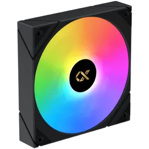 AK4 Digital (Black, ARGB & Digital LED Panel Top Cover, ARGB PWM Fan, Intel Backplate, Mini ARGB LED Controller)