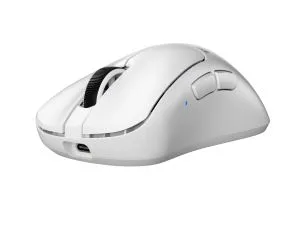 Pulsar професионална геймърска мишка Wireless Gaming Mouse Xlite v4 Size3 White - 1K (8K compatible)