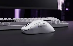 Pulsar професионална геймърска мишка Wireless Gaming Mouse Xlite v4 Size3 White - 1K (8K compatible)