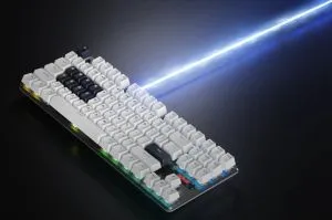 Pulsar професионална геймърска механична клавиатура Professional Gaming Mechanical Keyboard PCMK 2 HE TKL ANSI White - 8K, Gateron Magnetic Switches [Linear]