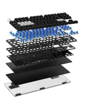 Pulsar професионална геймърска механична клавиатура Professional Gaming Mechanical Keyboard PCMK 2 HE TKL ANSI Black - 8K, Gateron Magnetic Switches [Linear]