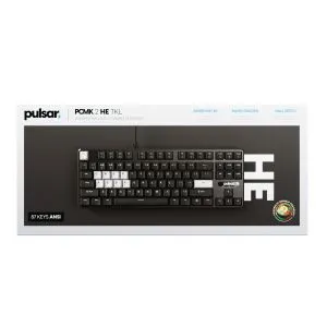 Pulsar професионална геймърска механична клавиатура Professional Gaming Mechanical Keyboard PCMK 2 HE TKL ANSI Black - 8K, Gateron Magnetic Switches [Linear]