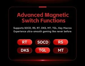 Madlions професионална геймърска механична клавиатура Professional Gaming Mechanical Keyboard FIRE 68 ULTRA - 8K, Gateron Magnetic Jade Switches - Black