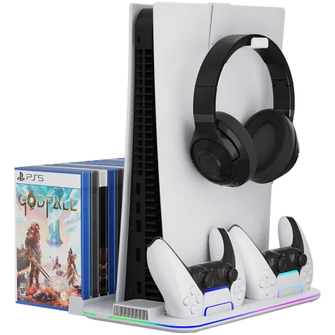 CANYON cooling stand CS-51 RGB PS5 Slim/DE Charge White