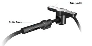 Pulsar бънджи за мишка Micro Bungee ES Single - Flexible Cable Arm, Ball Bearing