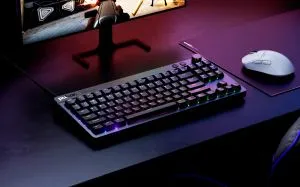 Pulsar професионална геймърска механична клавиатура Professional Gaming Mechanical Keyboard Xboard MS TKL ANSI Black - 8K, Cherry MX2A [Linear], RGB