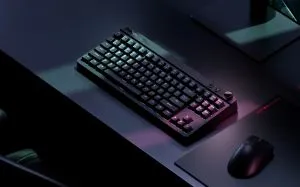 Pulsar професионална геймърска механична клавиатура Professional Gaming Mechanical Keyboard Xboard MS TKL ANSI Black - 8K, Cherry MX2A [Linear], RGB
