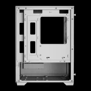 Gamdias Case mATX - AURA GC9M White - 3 x 120 mm A-RGB, Tempered Glass