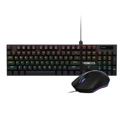 Gamdias Gaming COMBO - HERMES E6 2-in-1 Combo - Mechanical Keyboard + Mouse