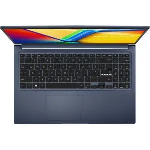 Лаптоп Asus Vivobook M1502YA-BQ183W , AMD Ryzen R7-7730U, 15.6" (1920x1080),16GB LPDDR4 (8 GB on BD),1TB SSD,Backlit Chiclet Keyboard , Windows 11, Quiet Blue