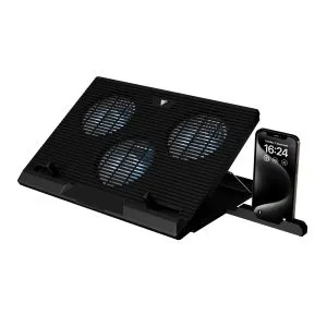 Gamdias Gaming Notebook Cooler 19" - AETHER E1 - USB Hub, Phone Stand