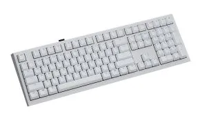 Ducky професионална геймърска механична клавиатура Professional Gaming Mechanical Keyboard One X Wireless White - Ducky AI Switches [Linear]