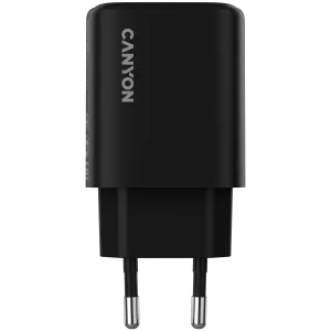 CANYON charger OnCharge 200 20W 1xPD 1xQC EU Black
