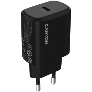 CANYON charger OnCharge 250 25W 1xPD EU Black
