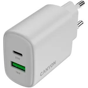 CANYON charger OnCharge 200 20W 1xPD 1xQC EU White