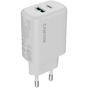 CANYON charger OnCharge 200 20W 1xPD 1xQC EU White