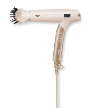 Сешоар Beurer HC 150 FusionDry Pro Hair dryer - Powerful, brushless motor, Ergonomic folding handle, Ion function, 3 heat & blower settings, cold air, Extra quiet, EasyClick - Magnetic attachments, LCD display, Bag