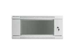 Комуникационен шкаф Lanberg rack cabinet 19" wall-mount 4U / 600x600 for self-assembly (flat pack), grey