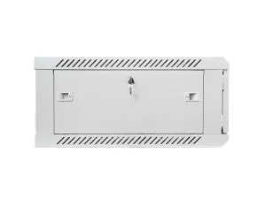 Комуникационен шкаф Lanberg rack cabinet 19" wall-mount 4U / 600x600 for self-assembly (flat pack), grey