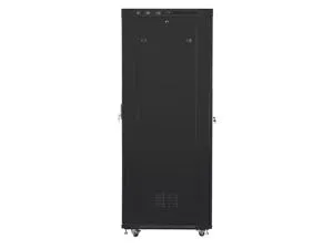 Комуникационен шкаф Lanberg rack cabinet 19" free-standing 37U/800x1000 (flat pack) with glass door lcd black v2