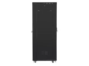 Комуникационен шкаф Lanberg rack cabinet 19" free-standing 37U/800x1000 (flat pack) with glass door lcd black v2