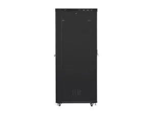 Комуникационен шкаф Lanberg rack cabinet 19" free-standing 47U/800x1200 (flat pack) with glass door lcd black v2