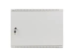 Комуникационен шкаф Lanberg rack cabinet 19" wall-mount 4U+3u/540x200 low-profile grey (assembled)