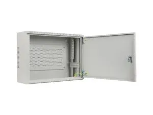Комуникационен шкаф Lanberg rack cabinet 19" wall-mount 4U+3u/540x200 low-profile grey (assembled)