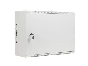 Комуникационен шкаф Lanberg rack cabinet 19" wall-mount 4U+3u/540x200 low-profile grey (assembled)