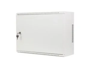 Комуникационен шкаф Lanberg rack cabinet 19" wall-mount 4U+3u/540x200 low-profile grey (assembled)