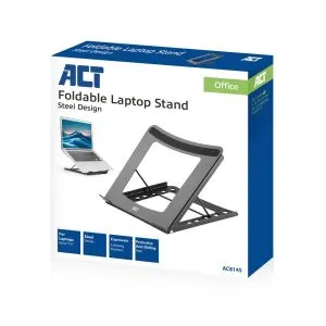 Сгъваема стойка за лаптоп ACT AC8145, 5 позиции, Черен