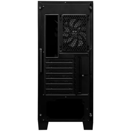 MSI MAG FORGE 120A AIRFLOW, Mid-Tower, ATX/M-ATX/ITX, 2x USB 3.2 Gen 1 Type-A, 1x Audio/1x Mic, LED On/Off Button, ARGB Hub, 6x 120mm ARGB Fans, Mesh Panel, 4mm Tempered Glass